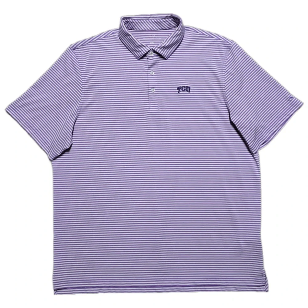 Vineyard Vines Performance TCU Texas Christian Polo Gameday Shirt Mens‎ 2XL
